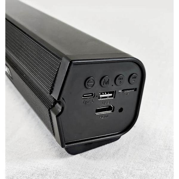 Lätt soundbar - INOVALLEY - BS11 -60W - LED - Bluetooth V5.0 - HDMI - USB 2.0 - micro SD - FM - 2400mAh batteri
