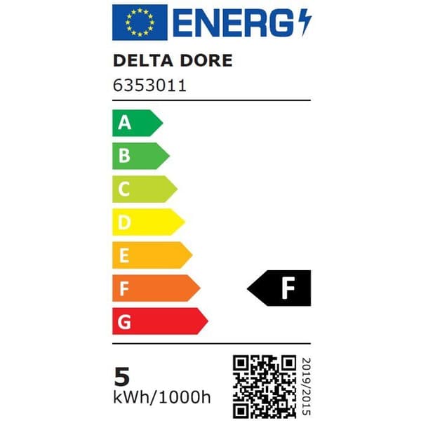 Ansluten LED-lampa - DELTA DORE - Easy Bulb - E14 - 4,8W - Färg & Vit