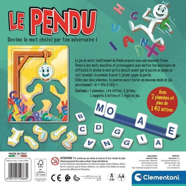 Hangman, CLEMENTONI brädspel