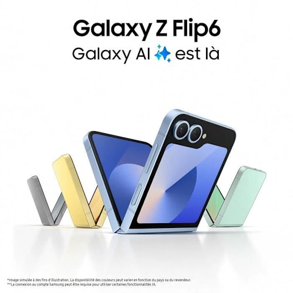 Samsung GALAXY Z FLIP6 512GB GRÖN 5G Smartphone