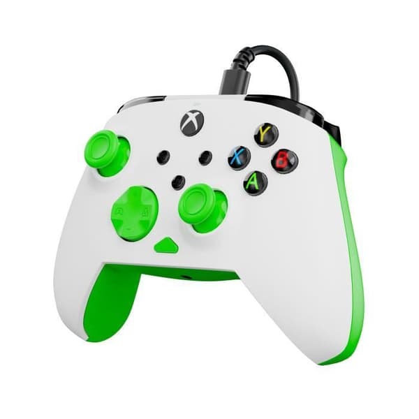 Gamepad - Xbox Series X|S, Xbox One och PC - Rematch Core - RGB - Kabelansluten - Vit/Grön - TURTLE BEACH