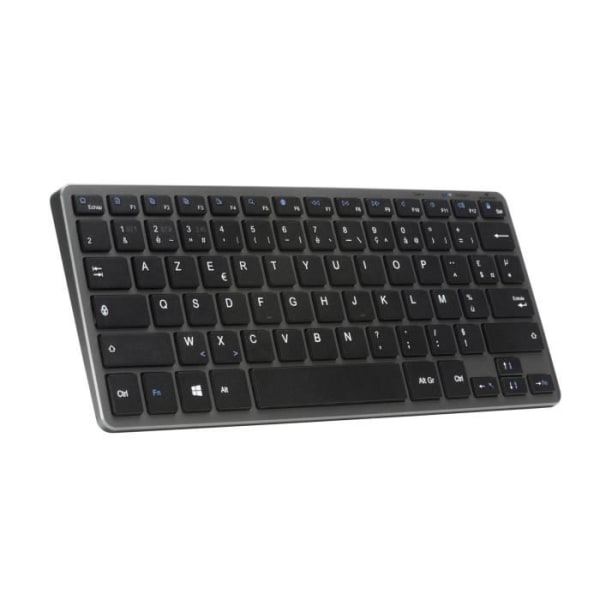 TKL-tangentbord - BLUESTORK - Bluetooth + 2,4Ghz PC - Grå och svart