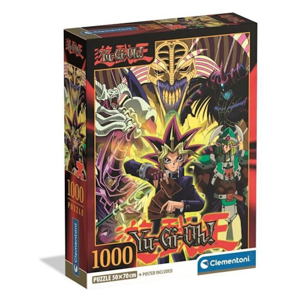 CLEMENTONI - Kompakt 1000 bitar - Yu-Gi-Oh!
