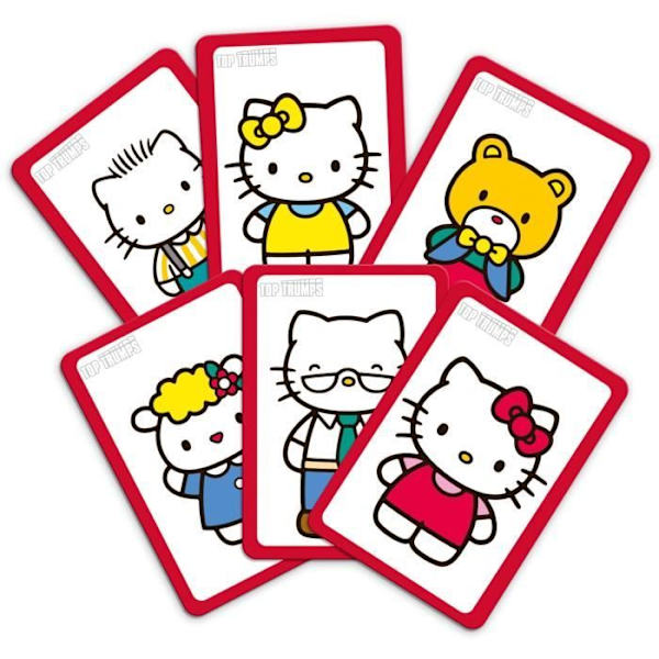 Brädspel - VINNANDE REV - Matcha Hello Kitty - Rada upp 5 identiska kuber för att vinna