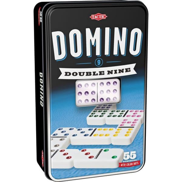 DOMINO Dubbel 9 - Brädspel - TACTIC - Från 7 år