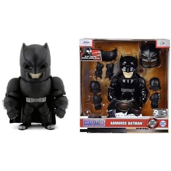 JAVA - Batman metallfigur + rustning att skapa och anpassa - 15 cm