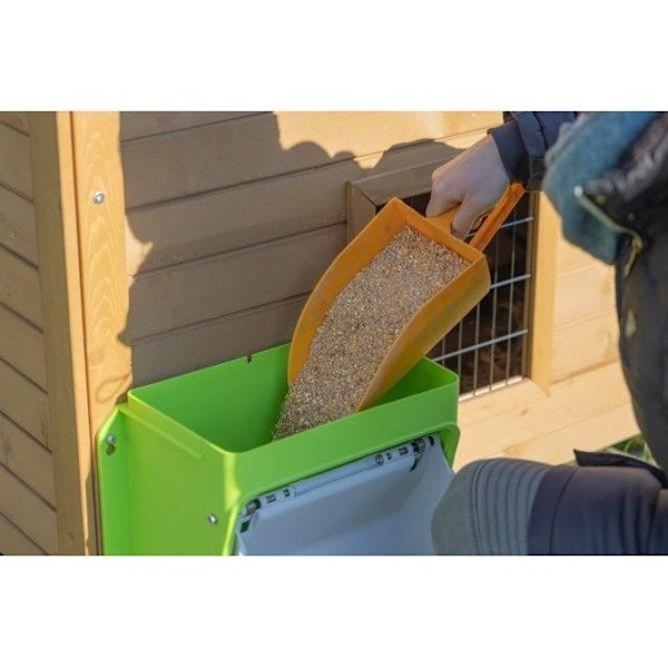 Automatisk matare - KERBL - SmartCoop - Skyddslucka - 7,5 kg - Grön