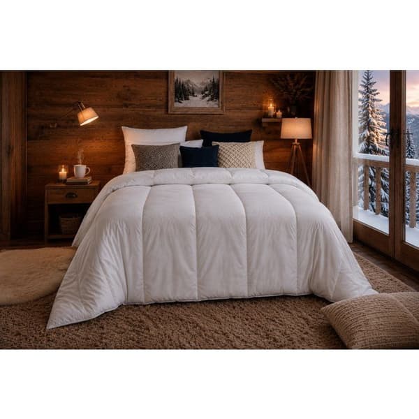 BLANREVE Extra varm mikrofiberduvet - 200 x 200 cm - Vit