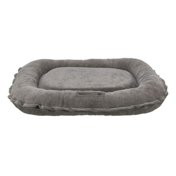 Hundkudde - TRIXIE - Vital LENNOX - Chenilletyg - Oval - 90 x 70 cm - Grå