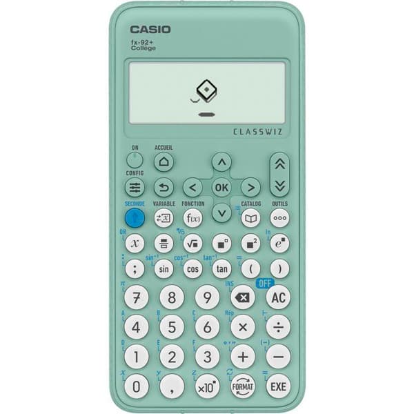 Vetenskaplig kalkylator - CASIO - FX-92+ College - Grön