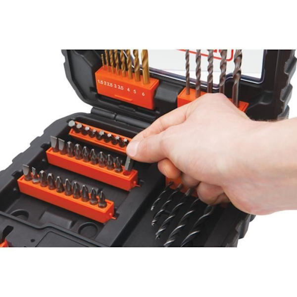 BLACK & DECKER Box 50 tillbehör borrskruv A7232