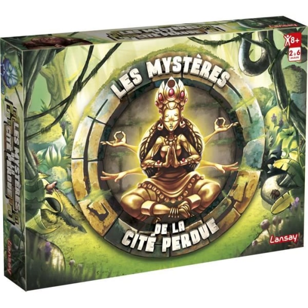 Lansay Games - The Mysteries of the Lost City - brädspel - 8 år gammalt