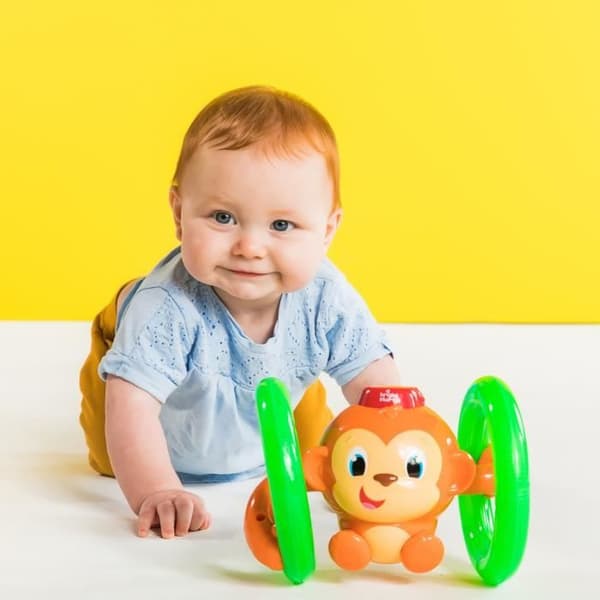 LJUSSTART Little Roll & Glow Monkey