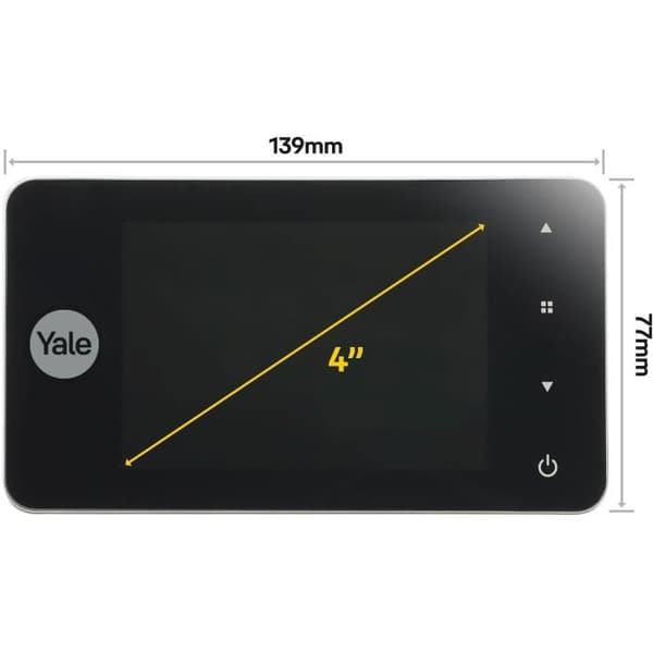 Digitalt titthål 4500 Memory+ - Yale Smart Living