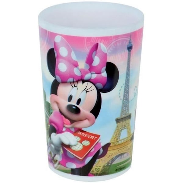 Disney Minnie servisset - FUN HOUSE - 006377 - Glas, djup tallrik, platt tallrik, flaska, snackbox och bestick