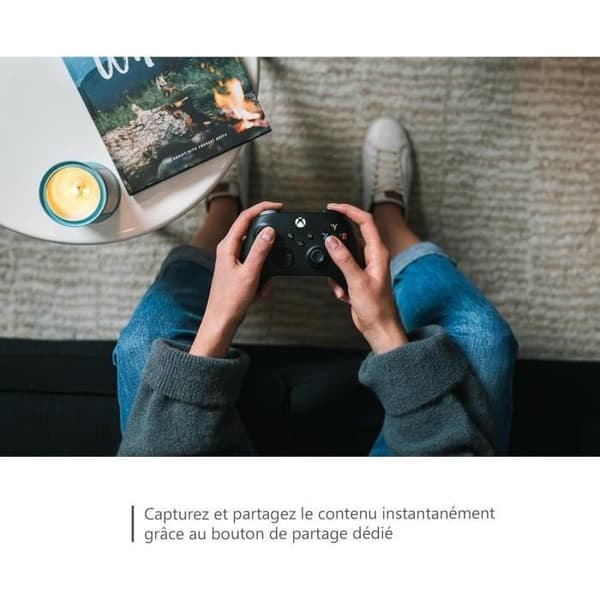 Xbox trådlös handkontroll + USB-C-kabel  svart