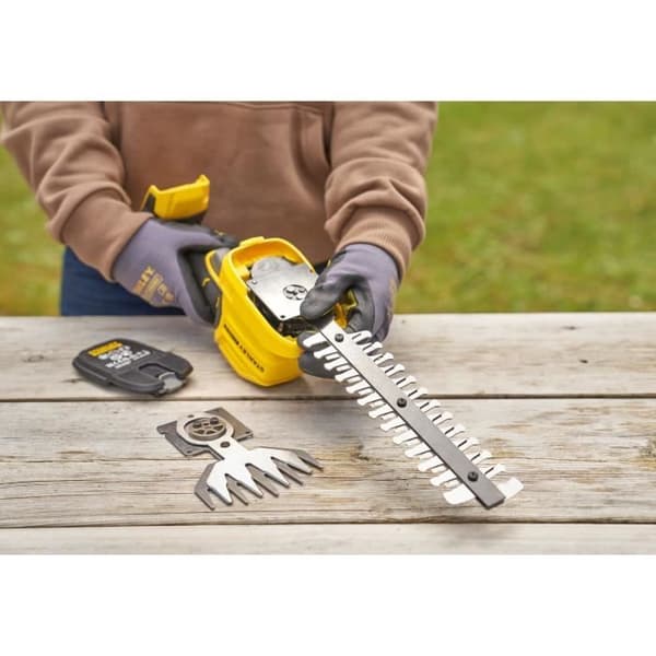 Sladdlös häcksax och grässax + 2Ah batteri + laddare - Stanley Fatmax - STCSS20D1-QW - 18V - Utbytbara blad