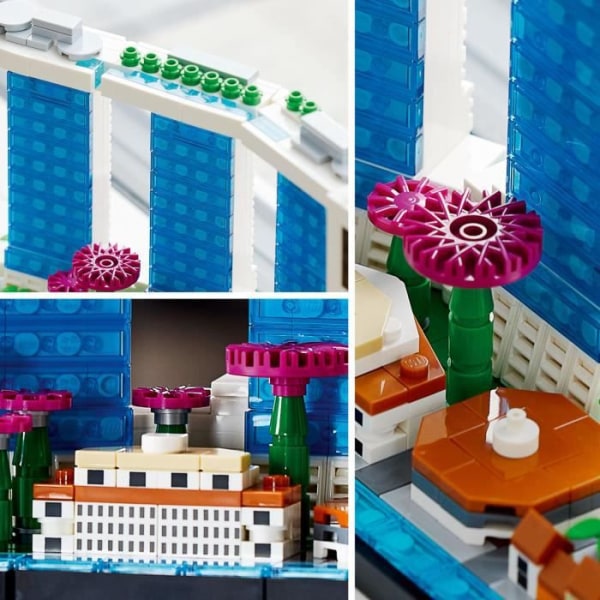 LEGO 21057 Singapore arkitektur, hantverk för vuxna, Skyline Collection, heminredning