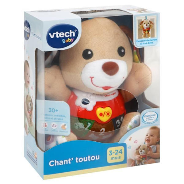 VTECH - Chant'toutou Brun - Child Interactive Plush