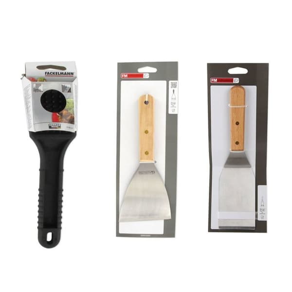 Set med 3 professionella redskap - FACKELMANN PROFESIONAL - För plancha