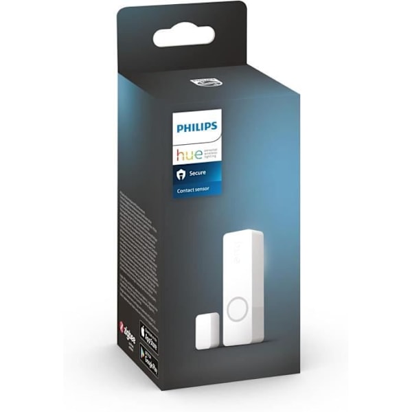 Kontaktsensor - Philips Hue - Säker - Enkel installation - Appstyrning - Vit