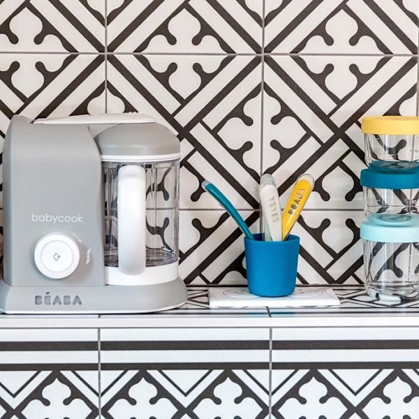 BEABA Babycook Solo 4-i-1 babymatprocessor - Grå