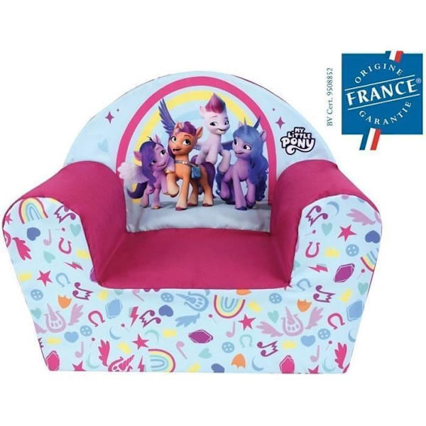 Zipp Sunny Pipp Izz MY LITTLE PONY klubbstol - Fun House - L.52 x D.33 x H.42 cm - ursprung Frankrike