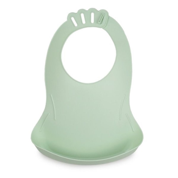 SET MED 2 CELADON GRÖN BIBOU HAKLÄP - CHARM GRÅ