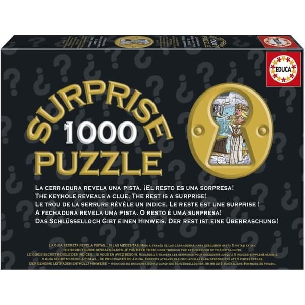 Pussel - EDUCA - KNIGHTS RUNDT BORD - 1000 bitar