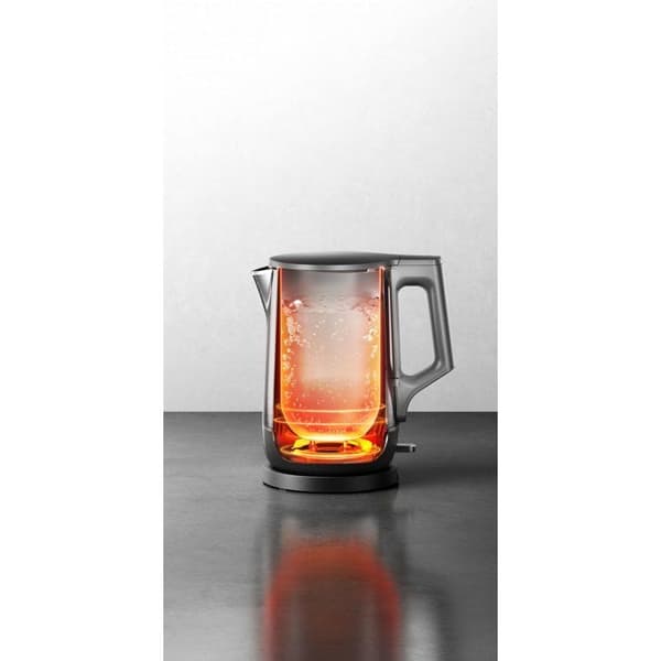 Vattenkokare - SOLIS - Eco Boil - 1,7L - 1800W - Rostfritt stål - Grå