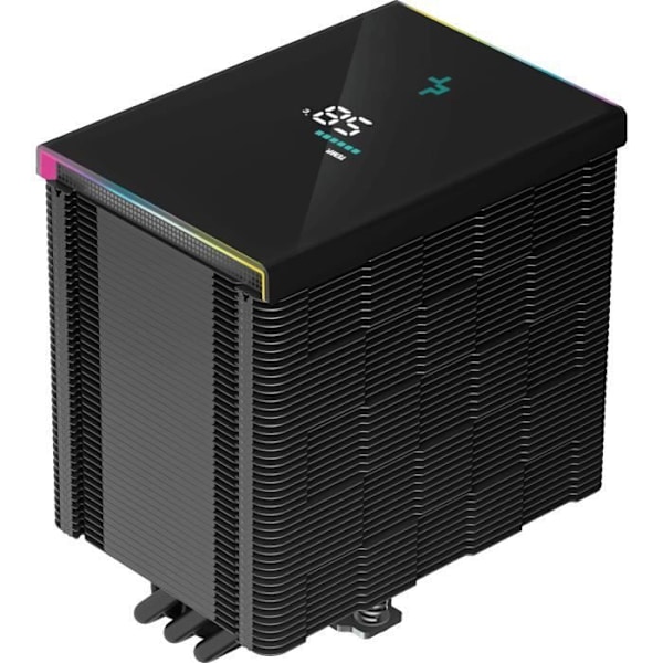 DEEPCOOL - AK500 Digital (Svart) - CPU-kylare - 1x120 mm - ARGB - Digital display