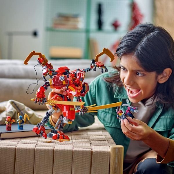 LEGO NINJAGO 71812 Kais Ninja klätterrobot, äventyrslekset för barn
