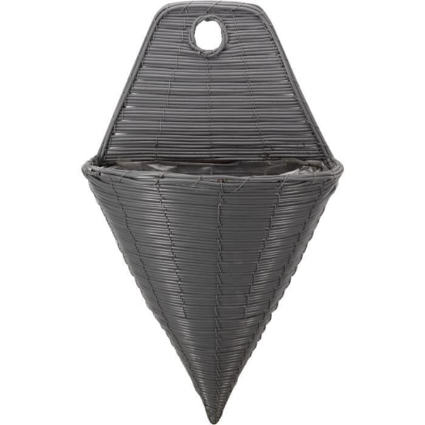 Väggmontering - Faux Rattan - Skiffer - 35cm - SMART GARDEN