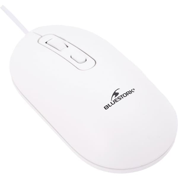Trådbundet tangentbord och muskombination - BLUESTORK - KB Mac - Mac-kompatibel - Vit