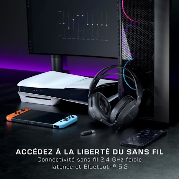 Trådlöst spelheadset - TURTLE BEACH - Stealth 500 PS - Svart