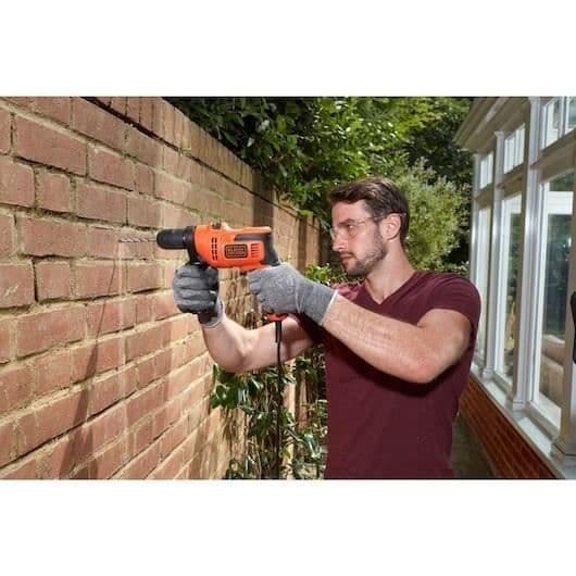 Borrhammare - BLACK & DECKER - BEH200K-QS - 500 Watt - 13 mm enhandschuck