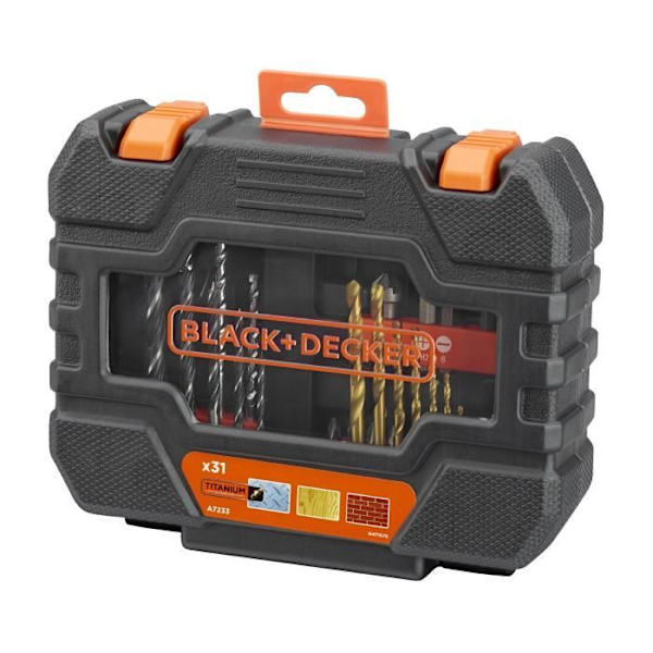 BLACK & DECKER Box 31 tillbehör borrskruv A7233