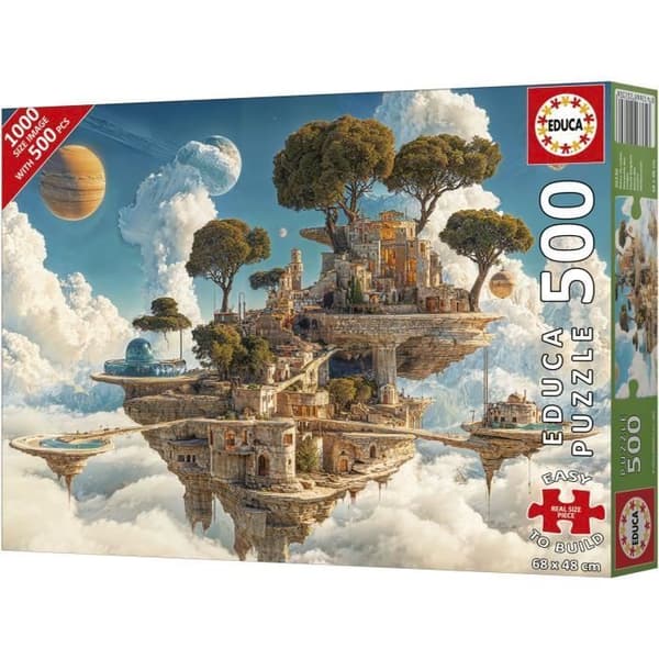 Pussel - EDUCA - Molnriket - 500 bitar - Fantasytema - 48 x 68 cm