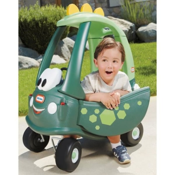 Little Tikes - Mysig Coupe Dino - Bil för barn - Funktionella dörrar - 4 hjul - Golv som ska tas bort &amp; 1 horn - 18 månader