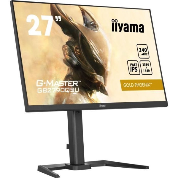 PC Gamer-skärm - IIYAMA - GB2790QSU-B5 - 27 IPS WQHD 2560 x 1440 - 1ms - 240Hz - HDMI DP - Höjdjusterbar fot