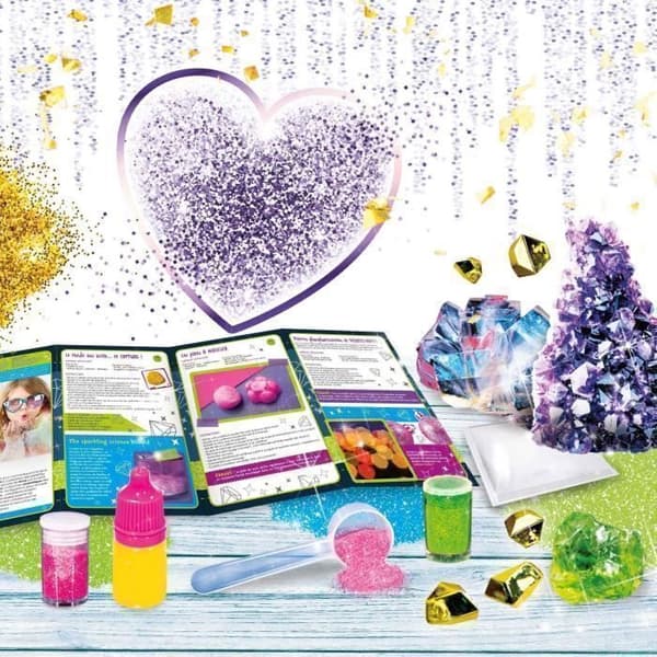 Glitter Discovery - Vetenskapskit - I'M A GENIUS POCKET - Glittermaterial