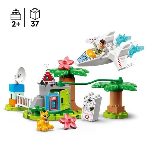 LEGO 10962 DUPLO Disney och Pixar Buzz Lightyears planetariska uppdrag, med robot och rymdskepp, 2 år gammal