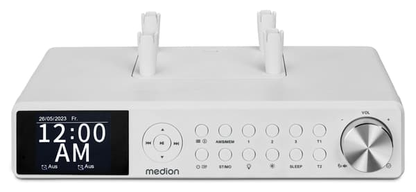 Köksradio - MEDION - DAB+ - 2x3W RMS - Vit