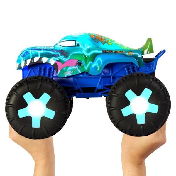 Hot Wheels Monster Trucks-Mega-Wrex-1/15 skala fjärrkontrollfordon JBD90