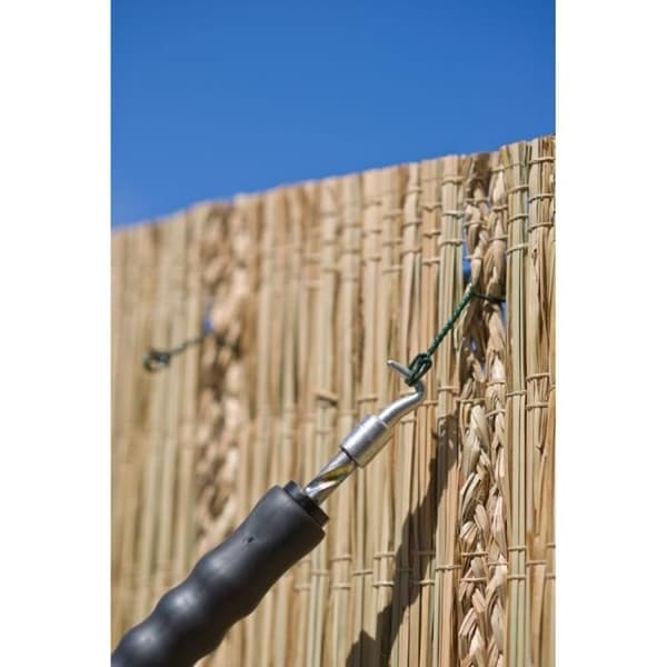 NATURE Wire twisting machine - Automatic, rubber handle - Included 50x (L16 cm x Ø1 mm) - Galvanized steel buckle ties - H30 cm