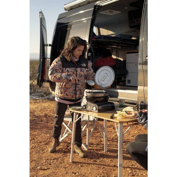 Campingbord - DOMETIC - Kompakt campingbord i bambus - Sammenklappeligt - Bambus - Aluminium