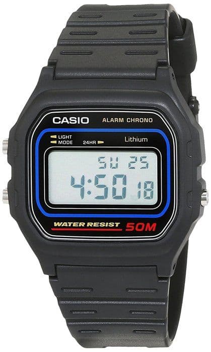 CASIO Ladies W-59-1VQES Chronograph Watch