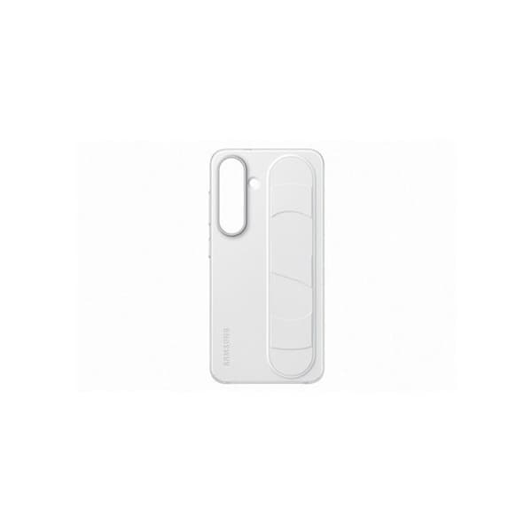 Skal - Samsung - Galaxy S25 - Vit - Stativfunktion - Integrerad rem