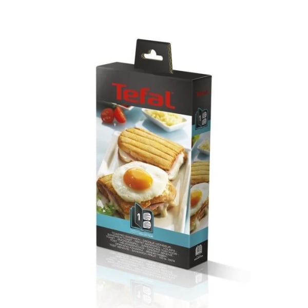 TEFAL-tillbehör XA800112 Set med 2 Croque Monsieur Snack Collection-tallrikar