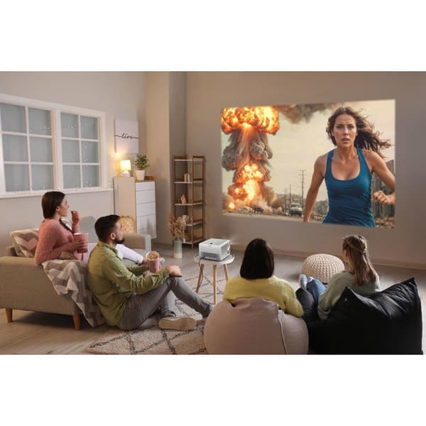 BENQ TK705i 4K 3000 AL-projektor med Google TV, Netflix, optisk zoom, Bluetooth, MEMC och HDR10+